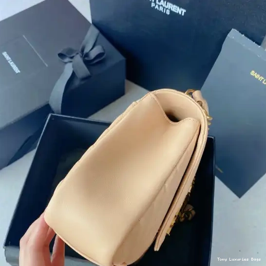Tony Luxuries Medium shoulder leather YSL bag-24*17*6.5cm 0616